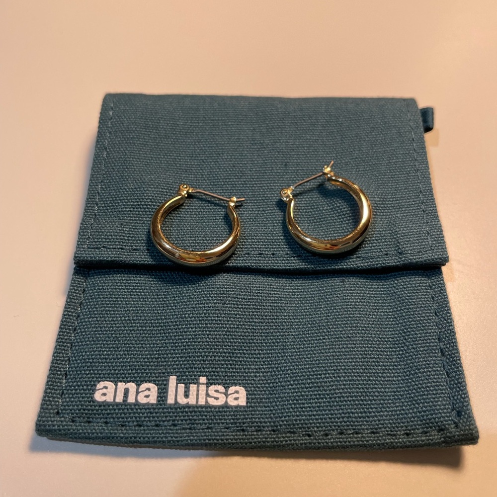 Ana Luisa Golden Hoops - Venus